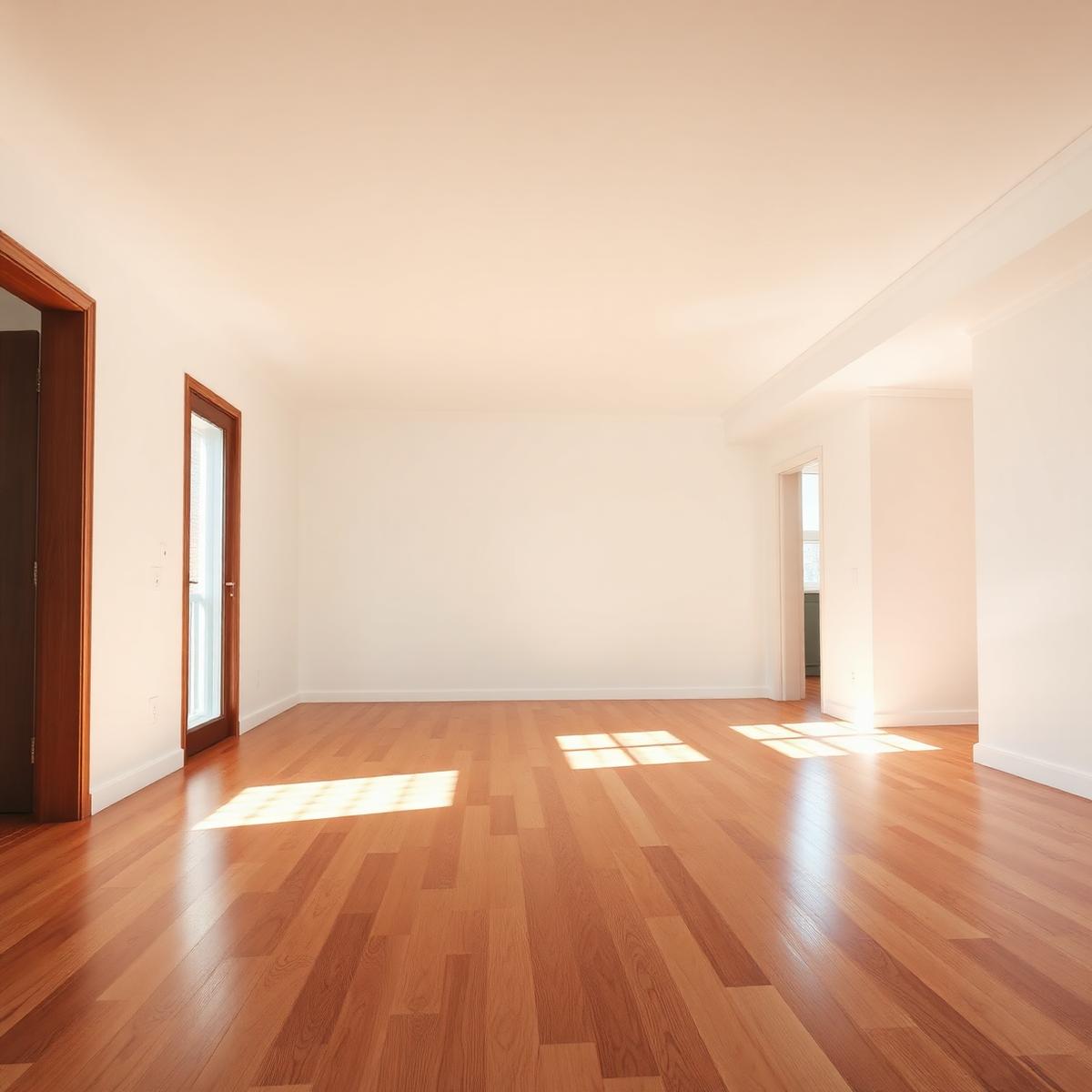 Move-out clean with gleaming floors